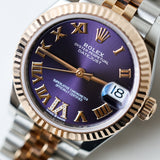 2022 Rolex Datejust 31 Aubergine Purple Dial 278271