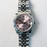 2023 Rolex Datejust 31 Pink Dial Fluted Jubilee