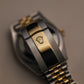 2023 Rolex Datejust 36 Black Diamonds Dial Dia Bezel Fluted Jubilee Two Tone Yellow Gold