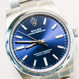 2023 Rolex Oyster Perpetual 34 Blue Dial