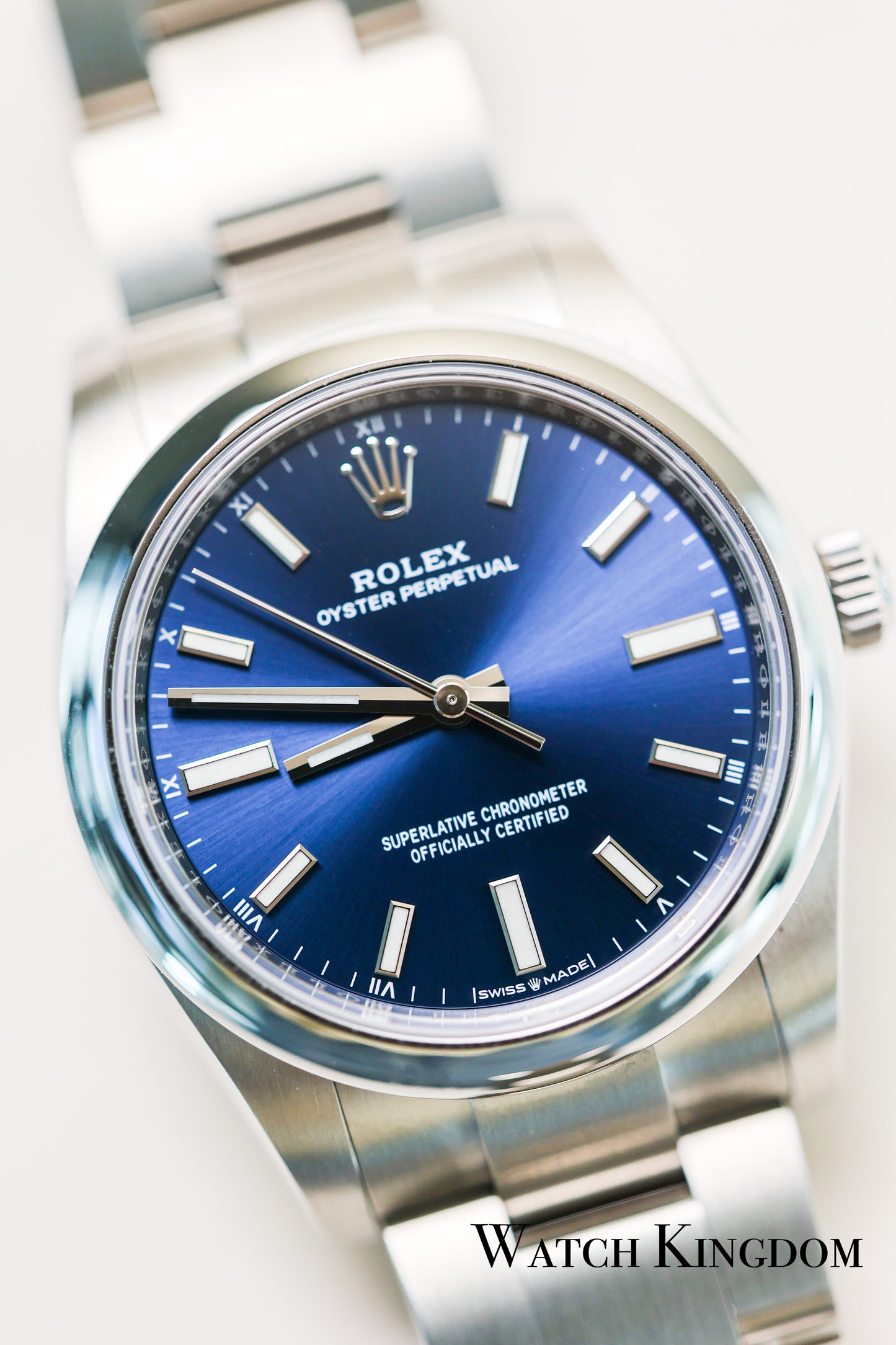 2023 Rolex Oyster Perpetual 34 Blue Dial