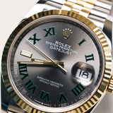 2023 Rolex Datejust 36 Two Tone Yellow Gold Wimbeldon