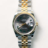 2023 Rolex Datejust 36 Two Tone Yellow Gold Wimbeldon