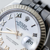 2016 Rolex Datejust 26 White Dial Fluted Jubilee