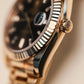2021 Rolex Daydate 40 Chocolate Diamonds Dial Rose Gold
