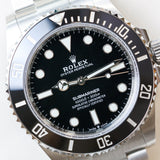 2021 Rolex Submariner Black No Date 124060