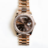 2023 Rolex Daydate 40 Chocolate Dial 228345RBR