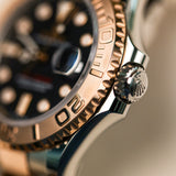 2023 Rolex Yacht-Master 40 Black Dial Two Tone Rose Gold