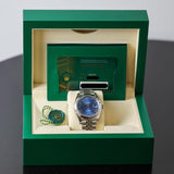 2024 Rolex Datejust Azzurro Blue Dial Fluted Jubilee Ref. 126334