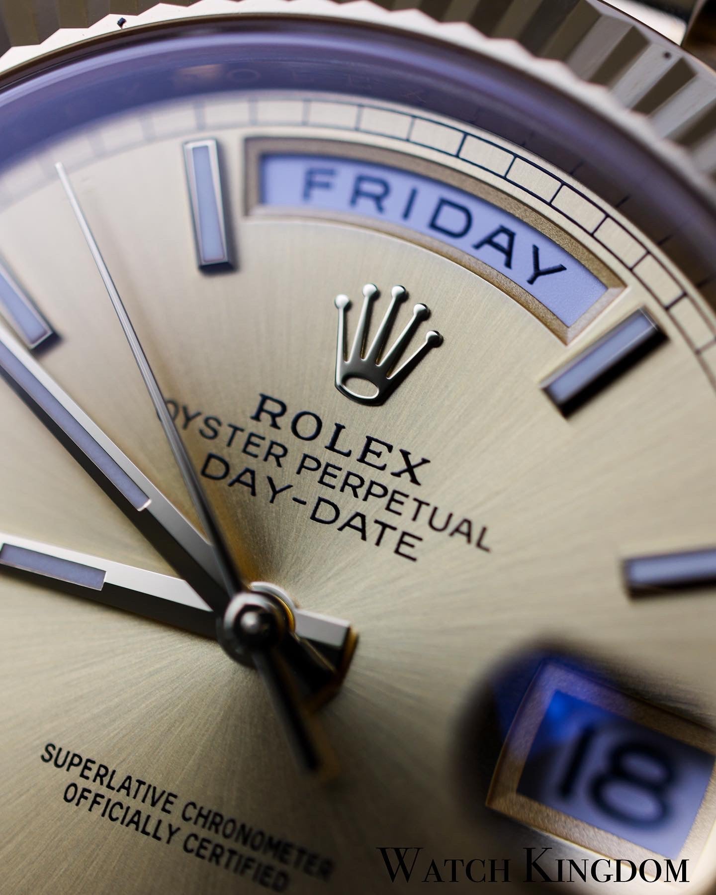2023 Rolex Daydate 40 Champagne Dial Yellow Gold