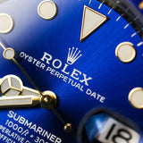 2023 Rolex Blue Submariner Two Tone Yellow Gold