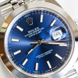 2024 Rolex Datejust 41 Blue Dial 126300