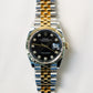 2023 Rolex Datejust 36 Black Dial Fluted Jubilee Two Tone Yellow Gold