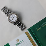 2016 Rolex Datejust 26 White Dial Fluted Jubilee