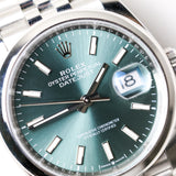 2022 Rolex Datejust 36 Green Dial Jubilee