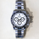 2024 Rolex Cosmograph Daytona White Dial Panda 126500LN