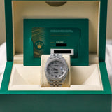 2022 Rolex Datejust 41 Full Iced Out Stainless Steel