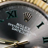 2023 Rolex Datejust 36 Two Tone Yellow Gold Wimbeldon