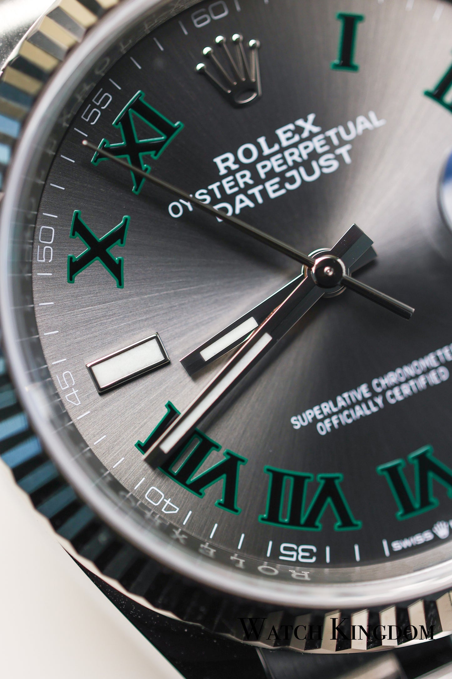 2023 Rolex Datejust 36 Fluted Jubilee ‘Wimbledon’