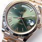 2023 Rolex Daydate 40 Olive Green Dial Rose Gold