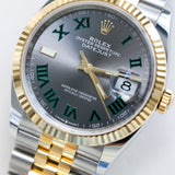 2024 Rolex Datejust 36 Wimbeldon Two Tone YG Ref.126233