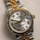2023 Rolex Datejust 31 Silver Dial Two Tone Yellow Gold Fluted Jubilee