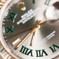 2023 Rolex Datejust 36 Fluted Jubilee Two Tone Rose Gold Wimbledon’
