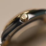 2022 Rolex Datejust 31 Dark Grey Diamonds Dial Fluted Jubilee Two Tone Yellow Gold