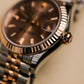 2023 Rolex Datejust 31 Rose-Color Dial Fluted Jubilee Two Tone Rose Gold
