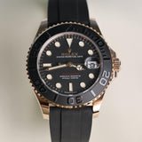 2022 Rolex Yacht Master 37 In Rose Gold