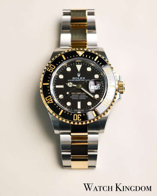 2020 Rolex Sea Dweller Two Tone Yellow Gold