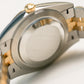 2022 Rolex Datejust 41 Black Diamonds Dial Fluted Jubilee Two Tone Yellow Gold