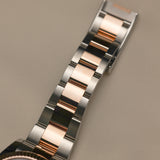 2022 Rolex Datejust 41 Chocolate Dial Diamonds Fluted Oyster Bracelet Two Tone Rose Gold