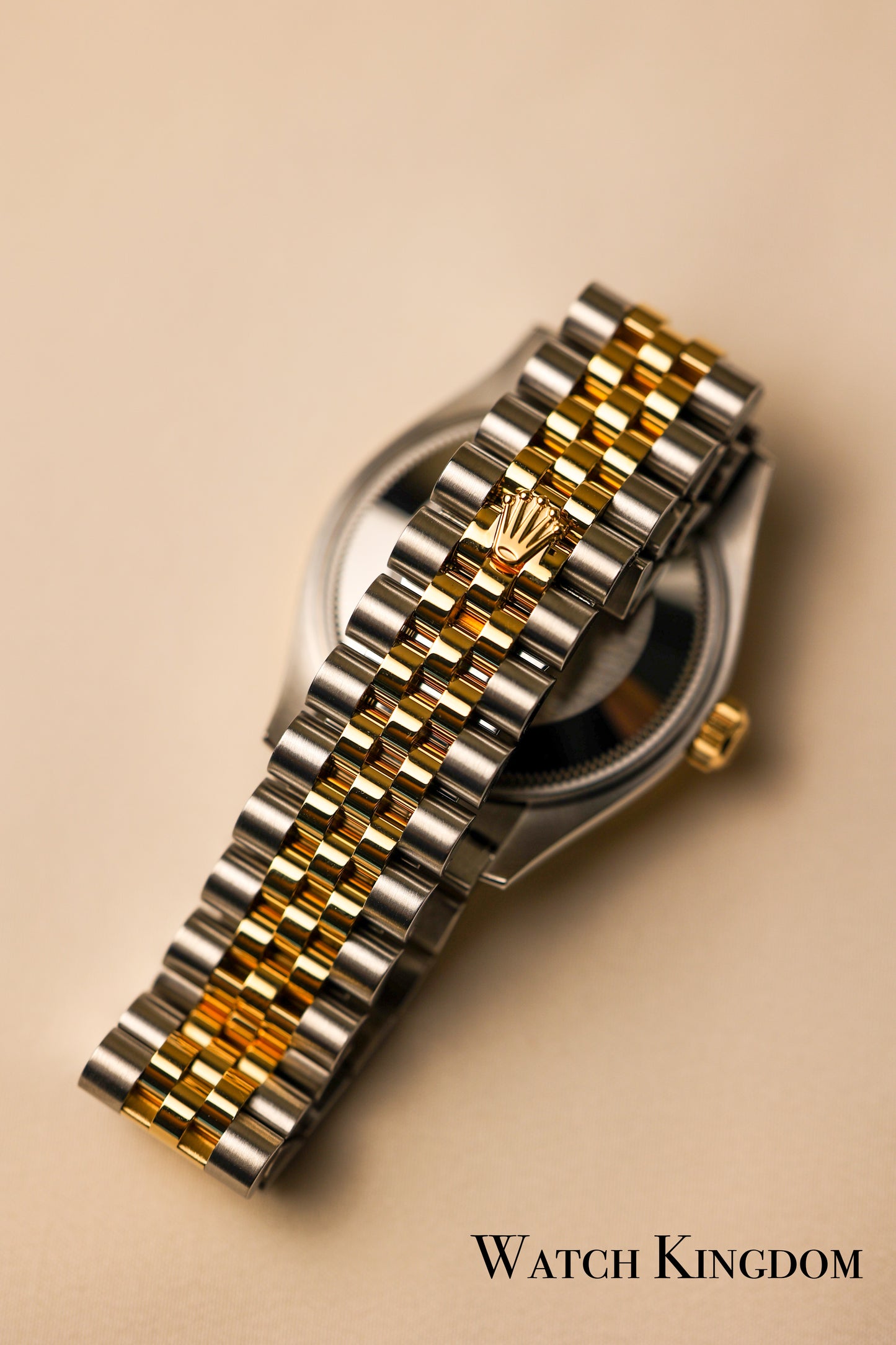 2023 Rolex Datejust 31 Dark Grey Diamonds Dial Fluted Jubilee Two Tone Yellow Gold