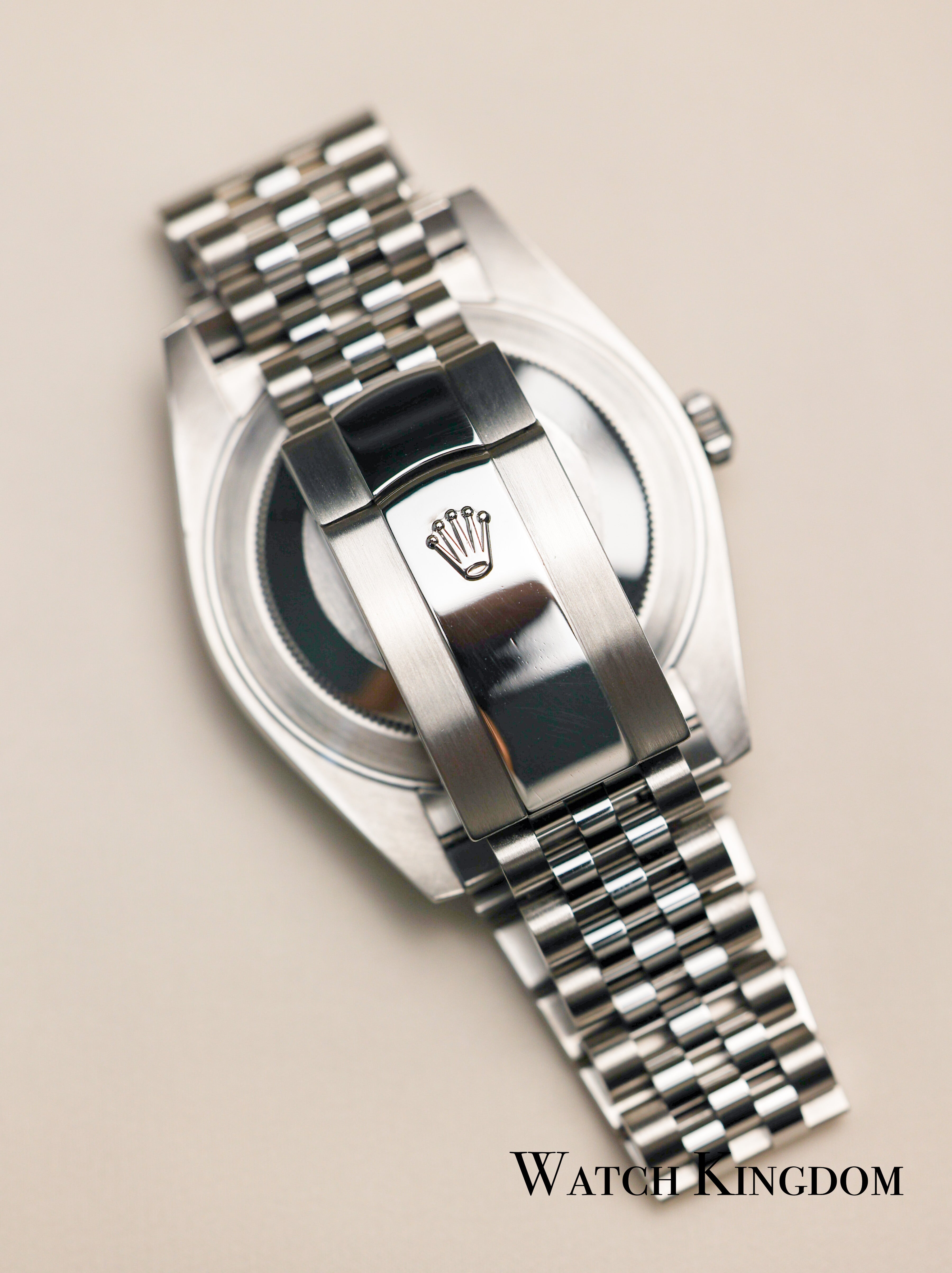 Queen Jubilee Years|316l Stainless Steel Jubilee Watch Band 22mm - Solid  Curved End For Mdv-106