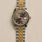 2022 Rolex Datejust 31 Dark Grey Diamonds Dial Fluted Jubilee Two Tone Yellow Gold