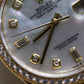 2022 Daydate 36 Mother Of Pearl Yellow Gold Factory Diamonds