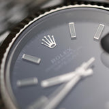 2022 Rolex Datejust 41 Fluted Jubilee Black Index Dial