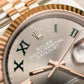 2023 Rolex Datejust 36 Fluted Jubilee Two Tone Rose Gold Wimbledon’