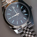 2022 Rolex Datejust 41 Fluted Jubilee Black Index Dial