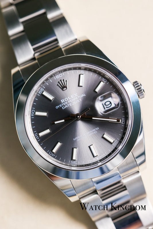2021 Rolex Datejust 41 Slate Dial