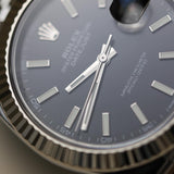 2022 Rolex Datejust 41 Fluted Jubilee Black Index Dial