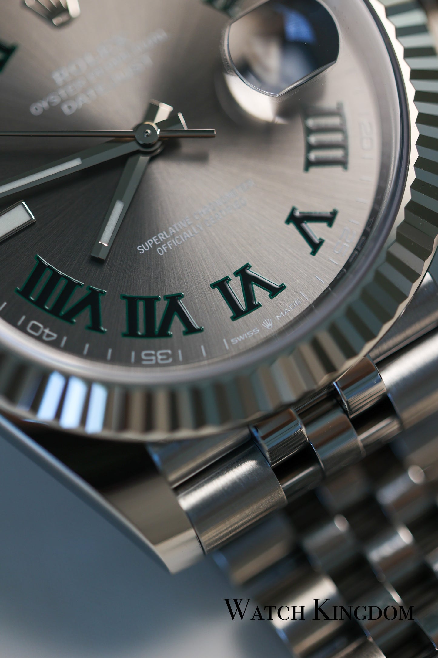 2022 Rolex Datejust 41 Wimbledon Fluted Jubilee