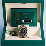 2022 Rolex Datejust 41 Chocolate Dial Fluted Jubilee Two Tone Rose Gold
