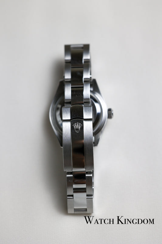 2019 Rolex Datejust 28 Grey Dial Smooth Oyster Bracelet