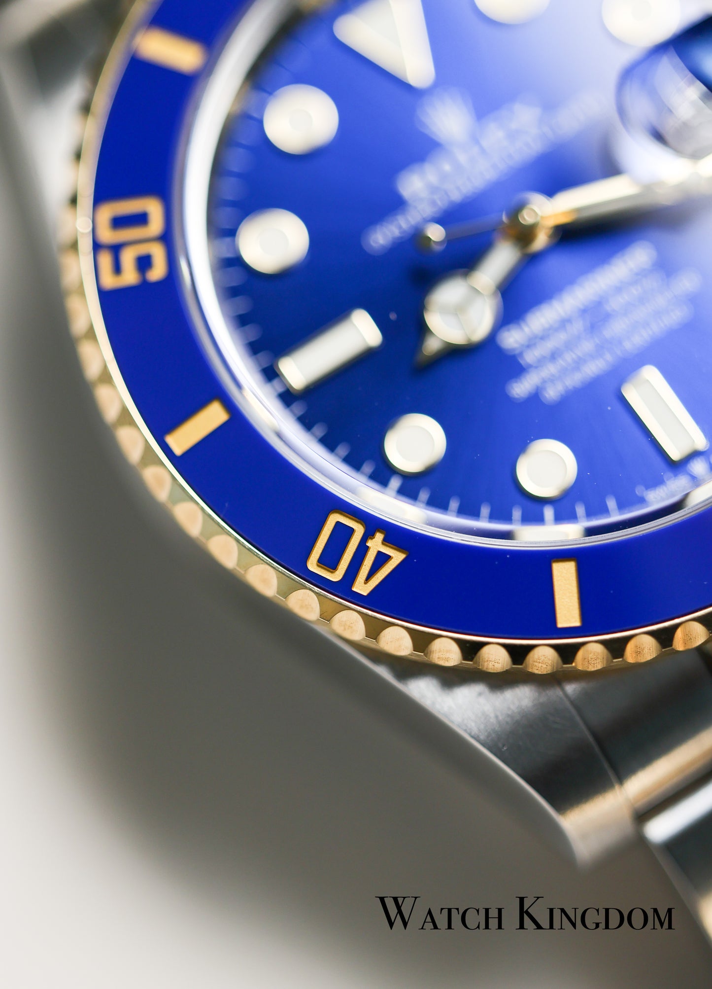 2022 Rolex Blue Submariner Date Two Tone Yellow Gold