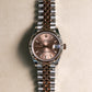 2023 Rolex Datejust 31 Rose-Color Dial Fluted Jubilee Two Tone Rose Gold