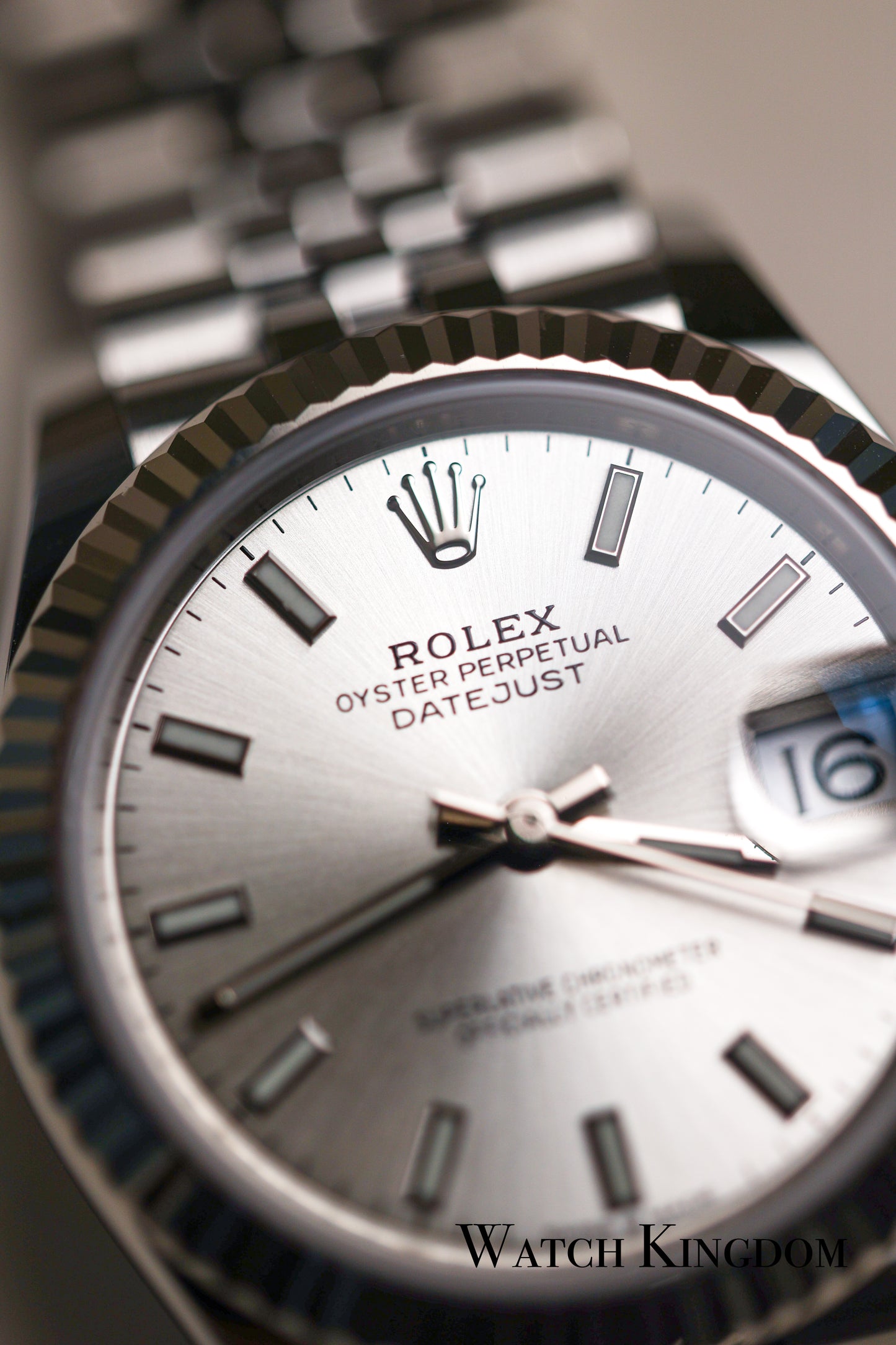 2022 Rolex Datejust 31 Silver Index Dial Fluted Jubilee