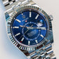 2022 Rolex Sky Dweller Blue Dial Fluted Jubilee