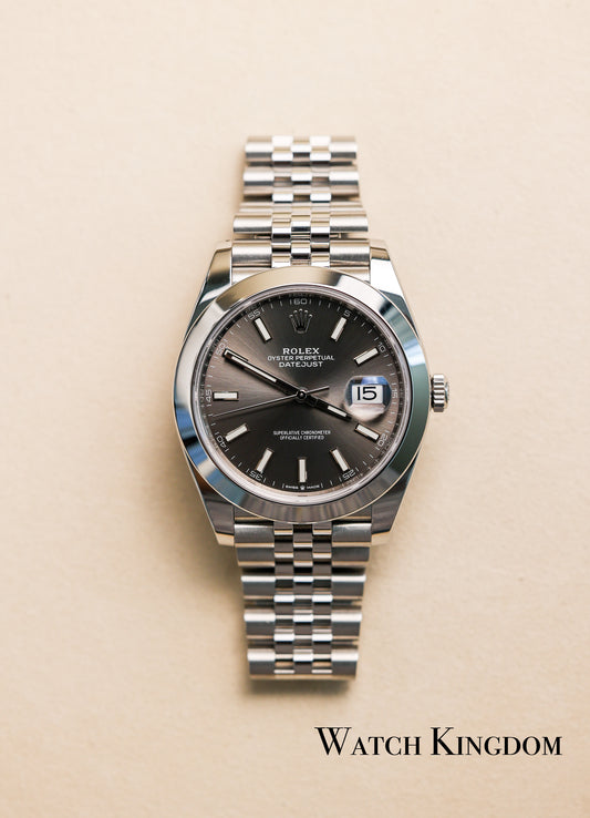 2020 Rolex Slate Dial Smooth Bezel Jubilee